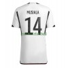 Maillot de Supporter Allemagne Jamal Musiala 14 Domicile Coupe du Monde 2022 Pour Homme